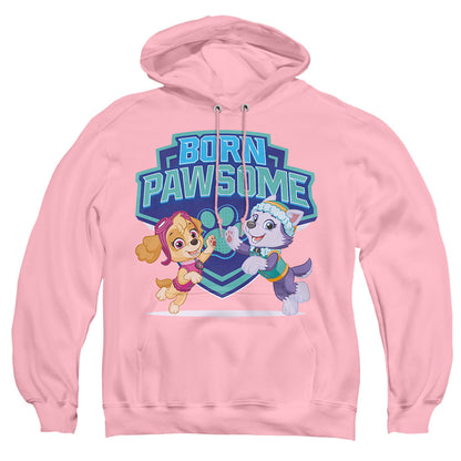 Paw Patrol Born Pawsome Skye & Everest Mens Hoodie Pink