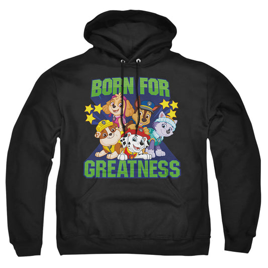 Paw Patrol Born For Greatness Mens Hoodie Black