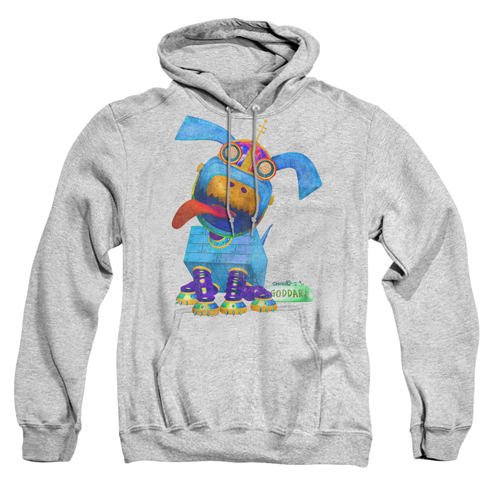 Jimmy Neutron Goddard Neon Mens Hoodie Athletic Heather