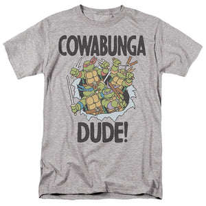 Teenage Mutant Ninja Turtles Cowabunga Dude Pf Mens T Shirt Athletic Heather