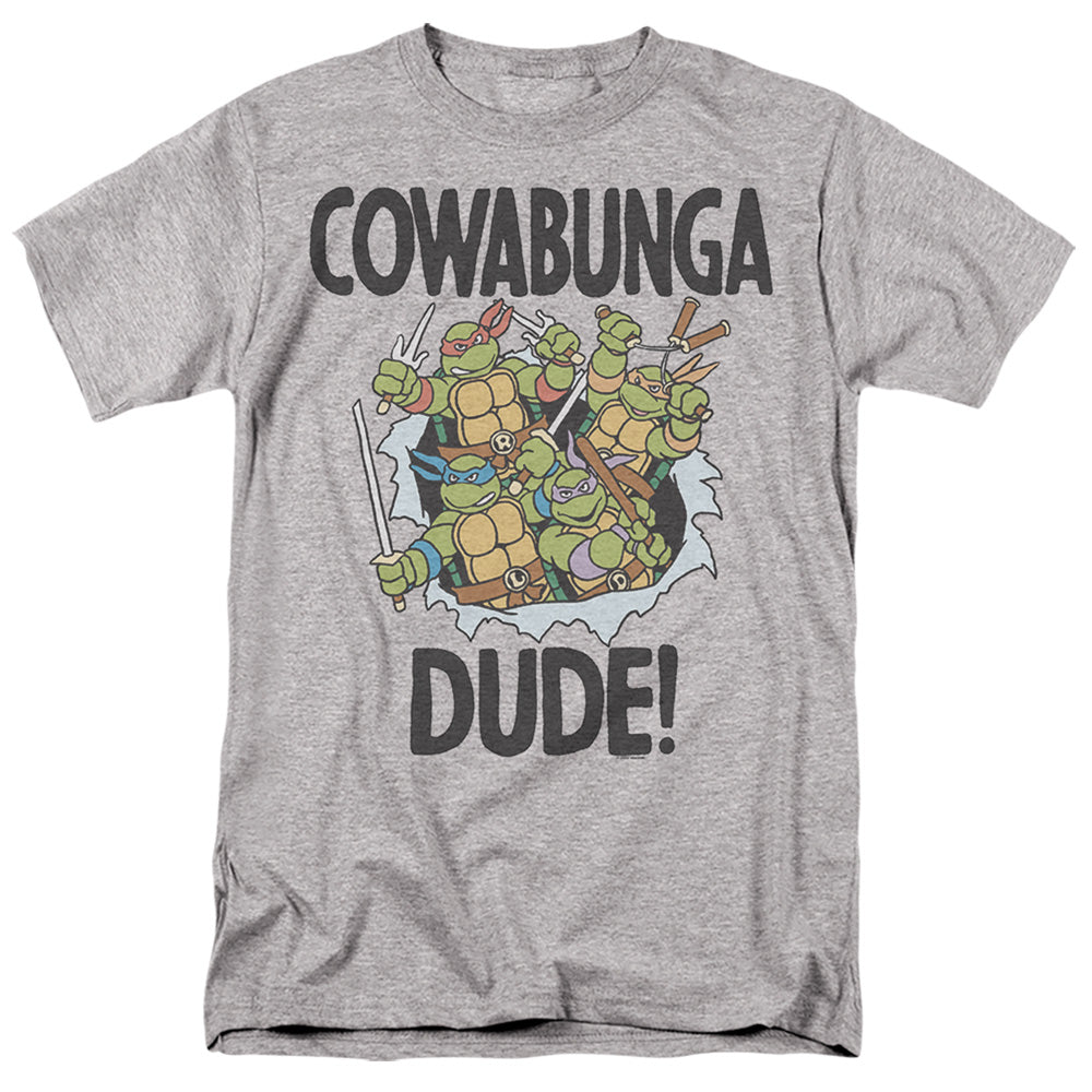 Teenage Mutant Ninja Turtles Cowabunga Dude Pf Mens T Shirt Athletic Heather