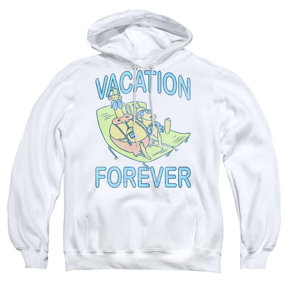 Rocko'S Modern Life Vacation Forever Mens Hoodie White