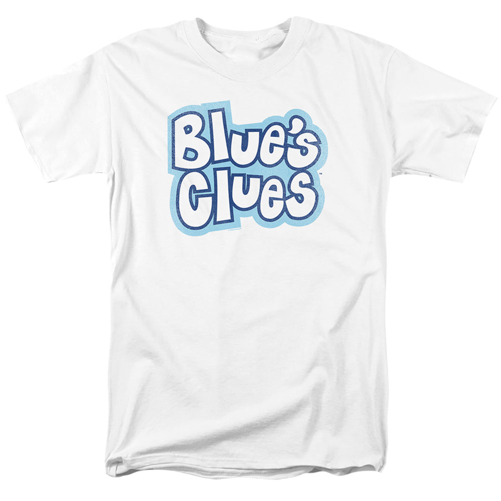 Blues Clues Blues Clues Vintage Logo Mens T Shirt White