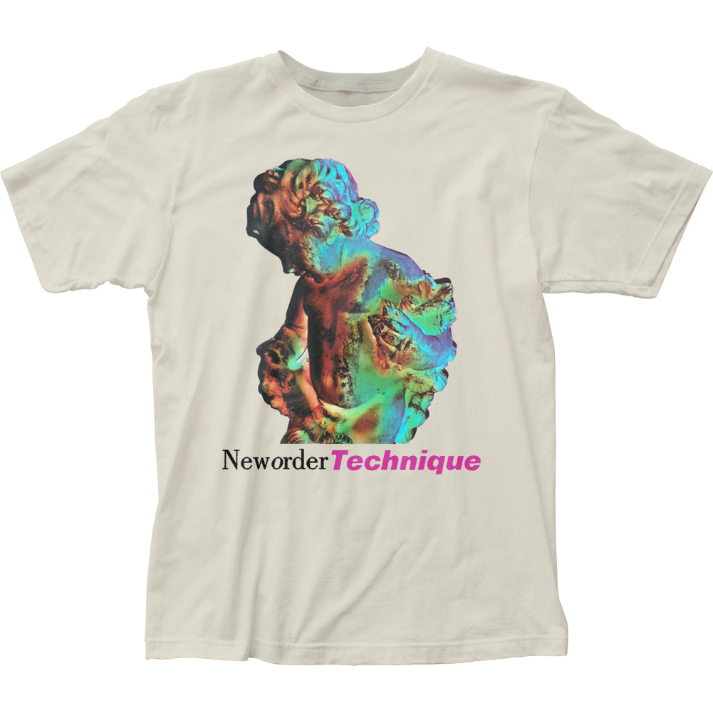 New Order Technique Mens T Shirt Vintage White