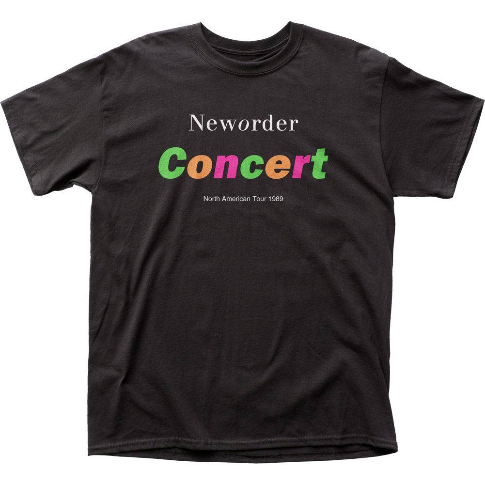 New Order Concert Mens T Shirt Black