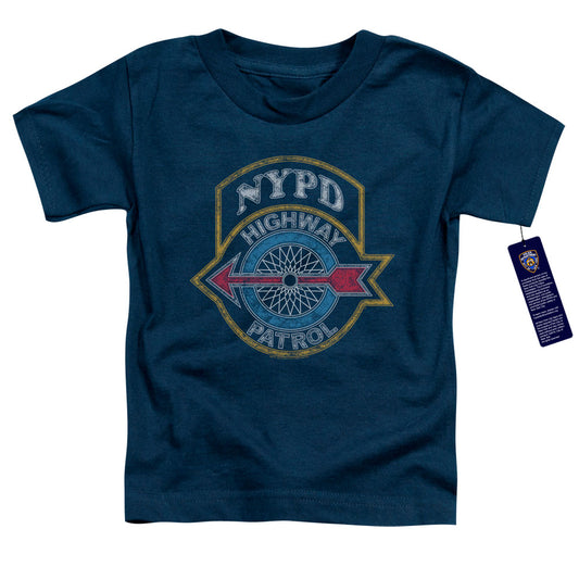 New York City Highway Patrol Toddler Kids Youth T Shirt Navy