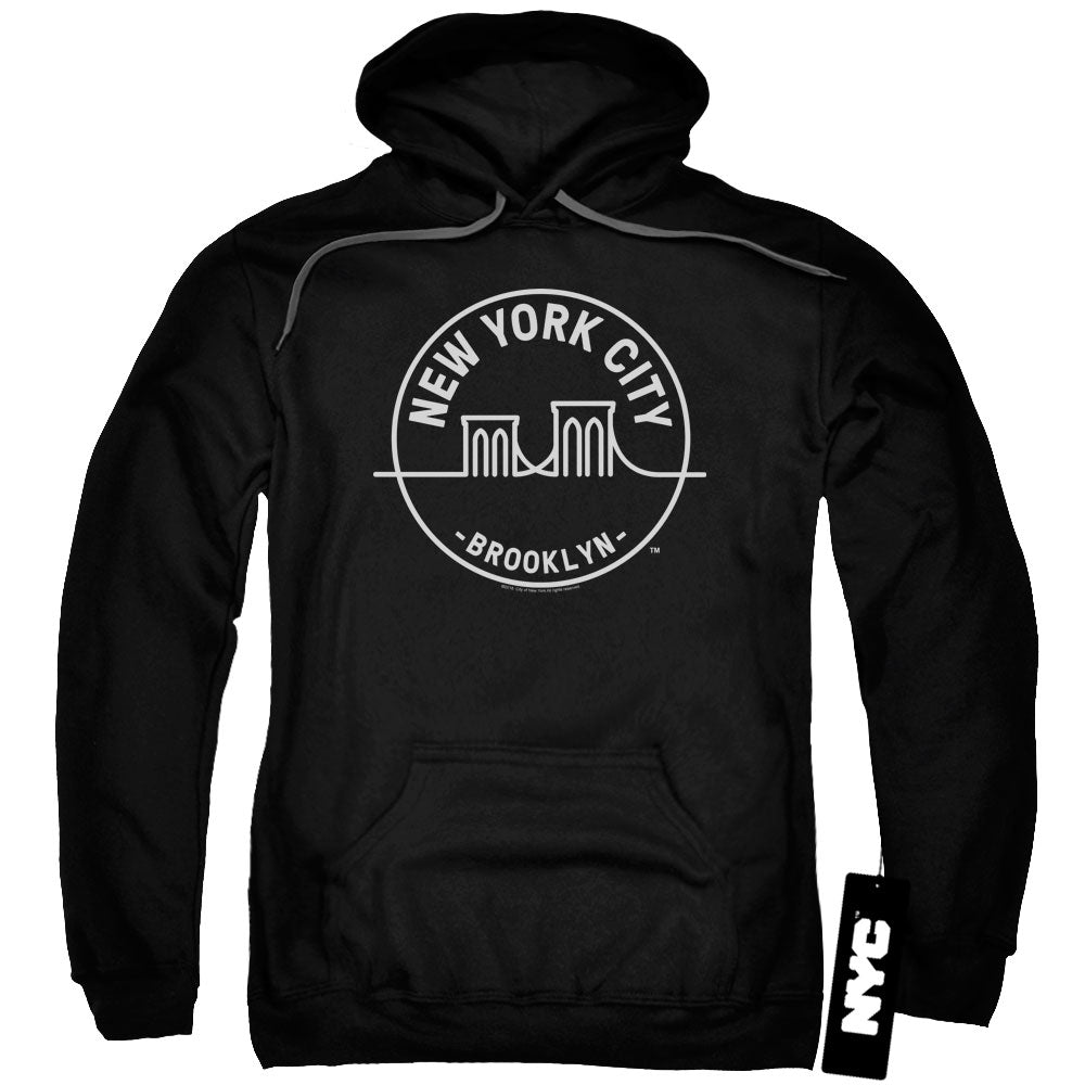 New York City See Nyc Brooklyn Mens Hoodie Black