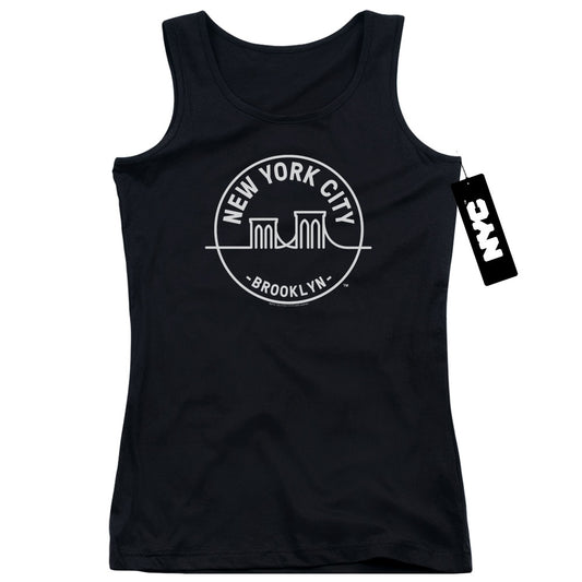 New York City See Nyc Brooklyn Womens Tank Top Shirt Black