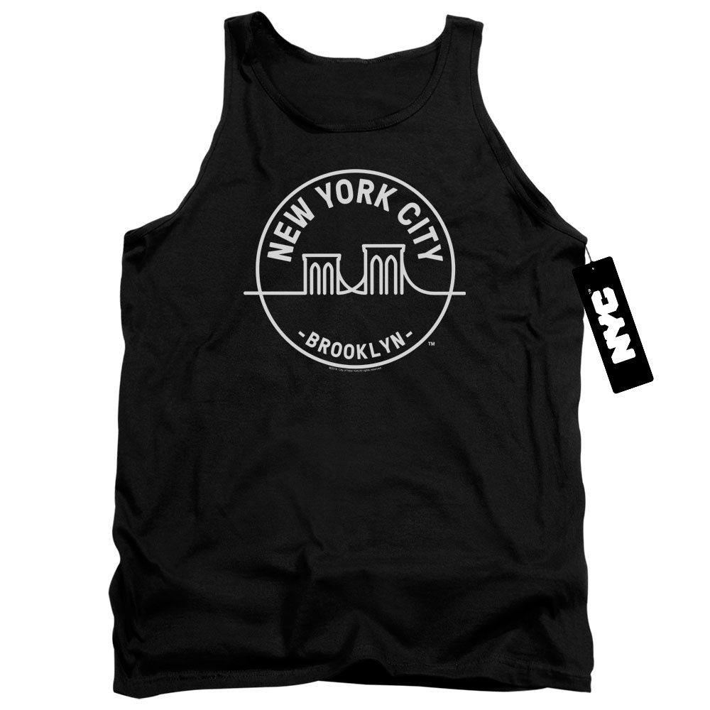 New York City See Nyc Brooklyn Mens Tank Top Shirt Black