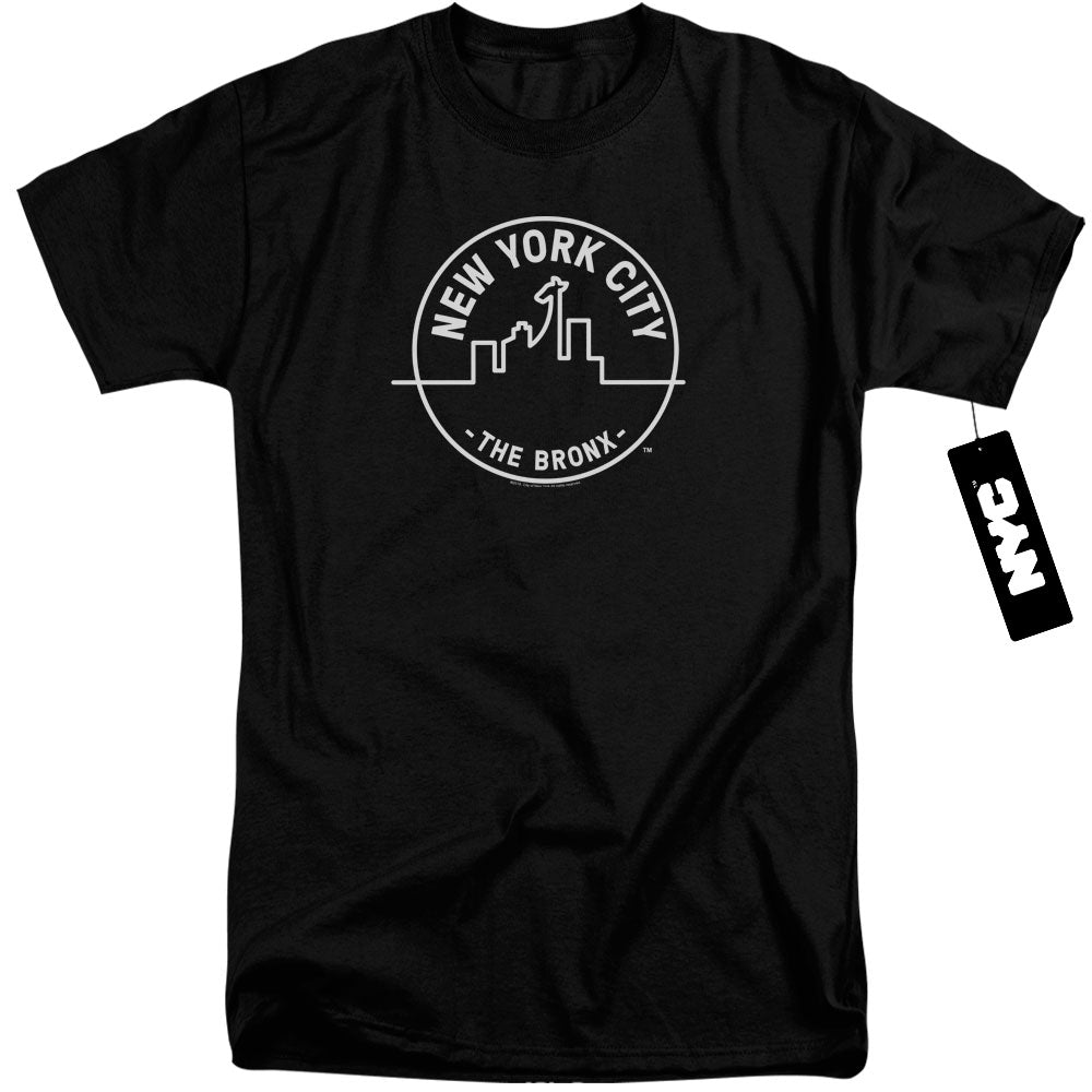 New York City See Nyc Bronx Mens Tall T Shirt Black