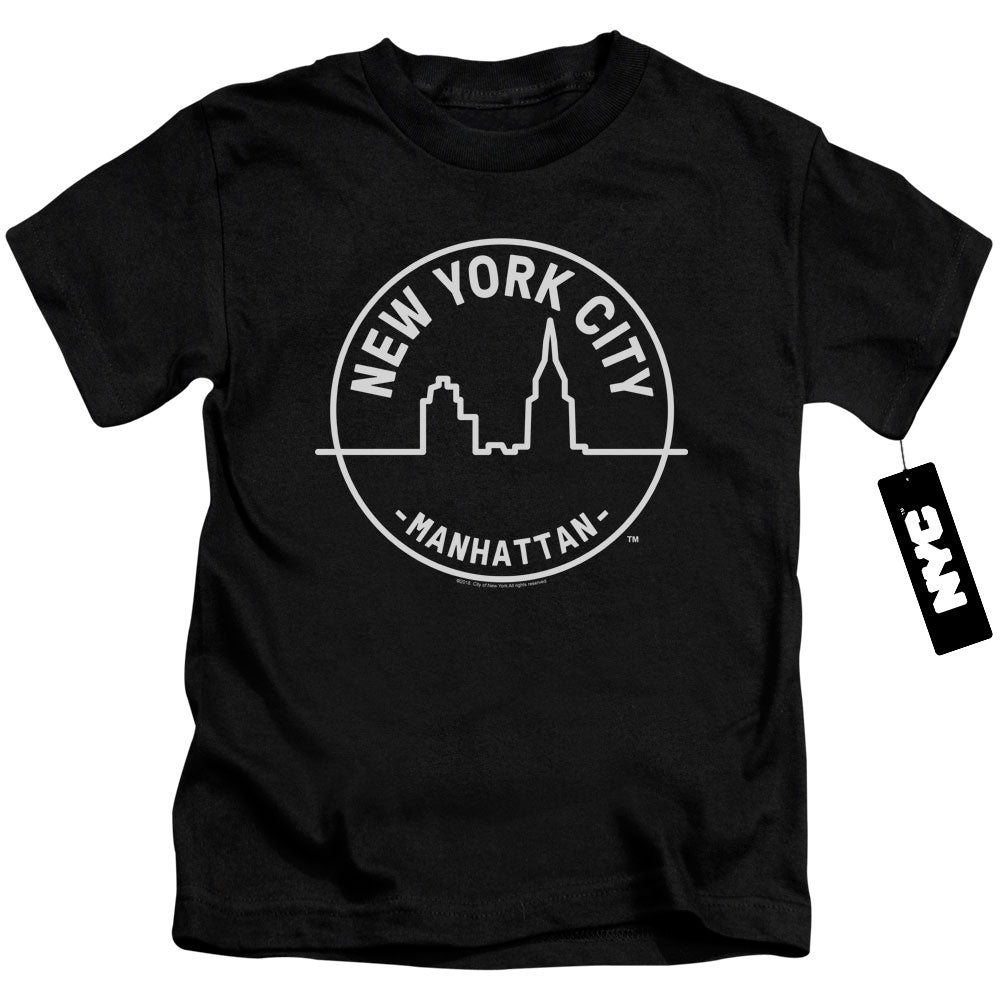 New York City See Nyc Manhattan Juvenile Kids Youth T Shirt Black