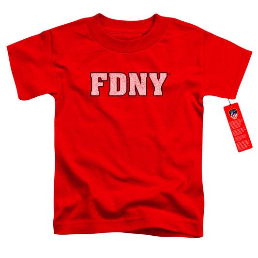 New York City Fdny Toddler Kids Youth T Shirt Red