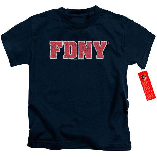 New York City Fdny Juvenile Kids Youth T Shirt Navy