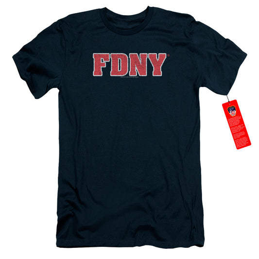 New York City Fdny Slim Fit Mens T Shirt Navy