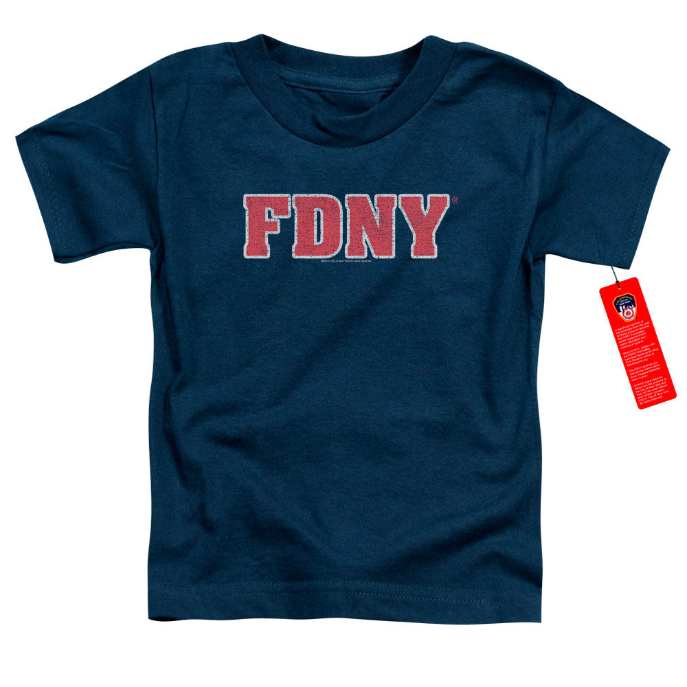 New York City Fdny Toddler Kids Youth T Shirt Navy