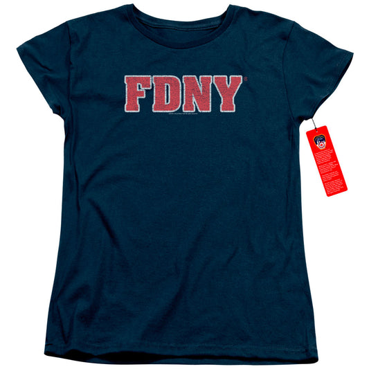 New York City Fdny Womens T Shirt Navy