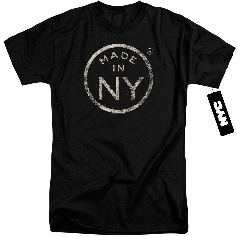 New York City Ny Made Mens Tall T Shirt Black