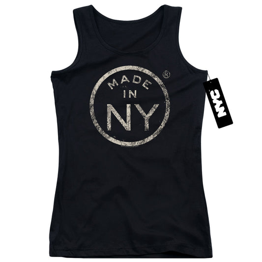 New York City Ny Made Womens Tank Top Shirt Black