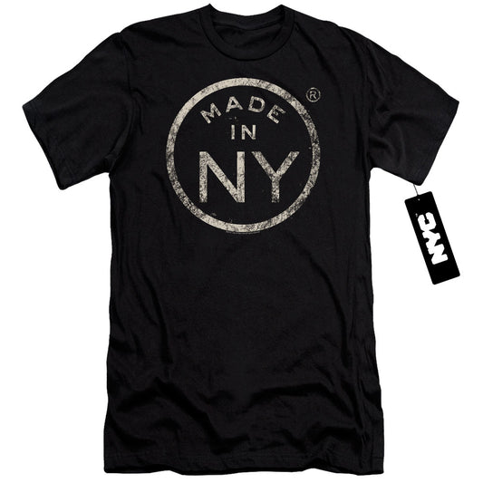 New York City Ny Made Premium Bella Canvas Slim Fit Mens T Shirt Black