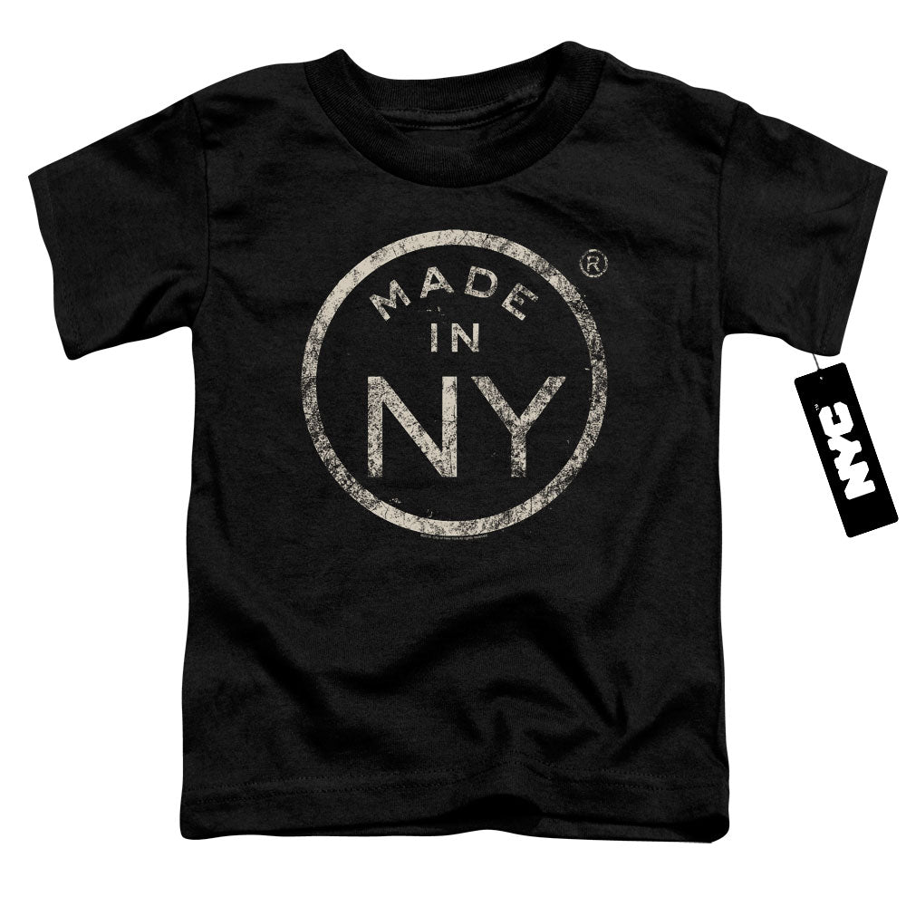 New York City Ny Made Toddler Kids Youth T Shirt Black