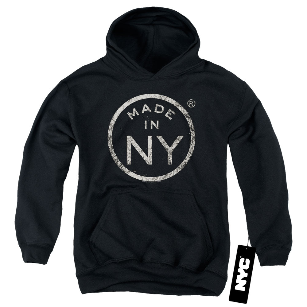 New York City Ny Made Kids Youth Hoodie Black