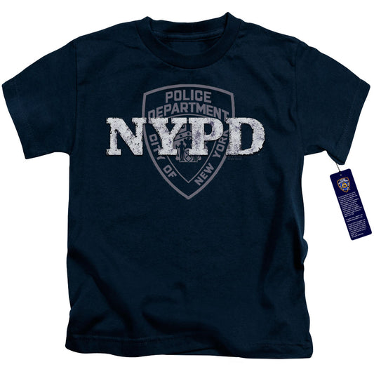 New York City Nypd Juvenile Kids Youth T Shirt Navy