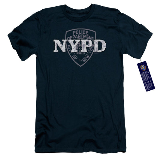 New York City Nypd Slim Fit Mens T Shirt Navy