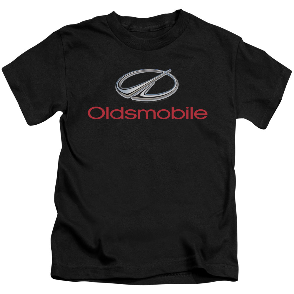 Oldsmobile Modern Logo Juvenile Kids Youth T Shirt Black