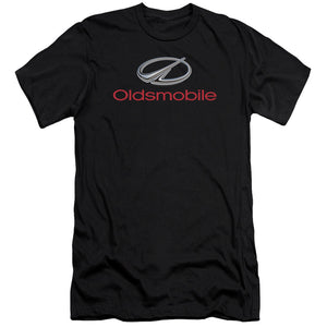 Oldsmobile Modern Logo Premium Bella Canvas Slim Fit Mens T Shirt Black