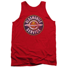 Load image into Gallery viewer, Oldsmobile Vintage Service Mens Tank Top Shirt Red