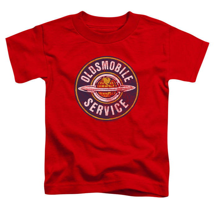 Oldsmobile Vintage Service Toddler Kids Youth T Shirt Red