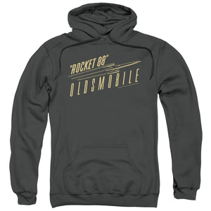 Oldsmobile Retro 88 Mens Hoodie Charcoal