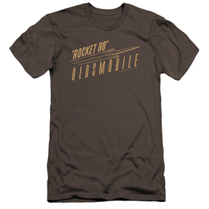 Oldsmobile Retro 88 Premium Bella Canvas Slim Fit Mens T Shirt Charcoal