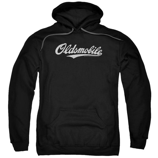 Oldsmobile Oldsmobile Cursive Logo Mens Hoodie Black