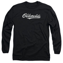 Load image into Gallery viewer, Oldsmobile Oldsmobile Cursive Logo Mens Long Sleeve Shirt Black