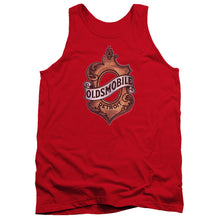 Load image into Gallery viewer, Oldsmobile Detroit Emblem Mens Tank Top Shirt Red