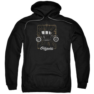 Oldsmobile 1912 Defender Mens Hoodie Black