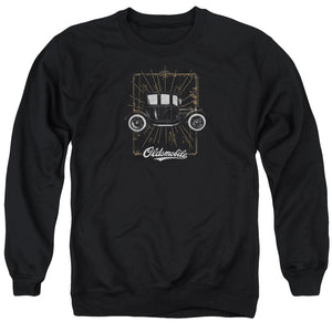 Oldsmobile 1912 Defender Mens Crewneck Sweatshirt Black