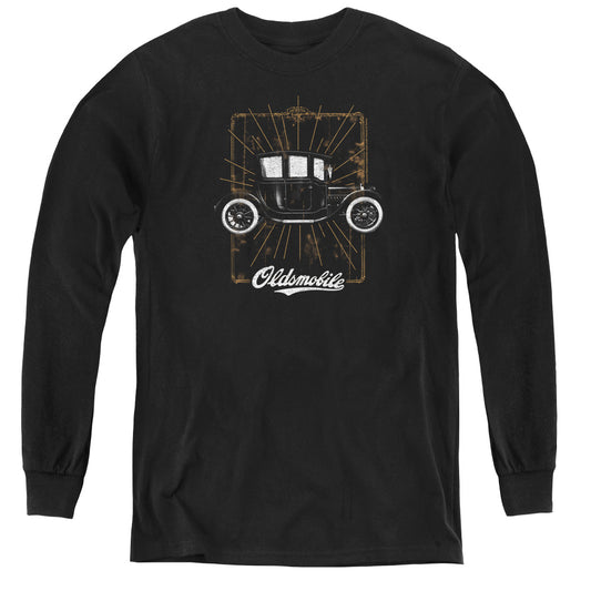 Oldsmobile 1912 Defender Long Sleeve Kids Youth T Shirt Black