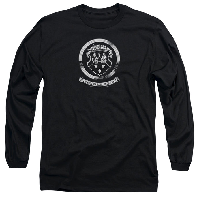 Oldsmobile 1930S Crest Emblem Mens Long Sleeve Shirt Black