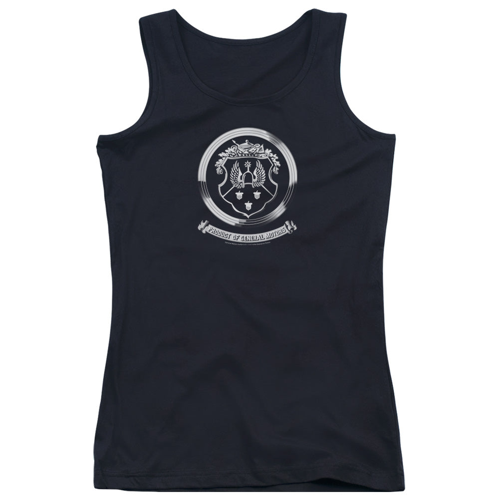 Oldsmobile 1930s Crest Emblem Womens Tank Top Shirt Black