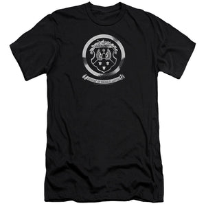 Oldsmobile 1930s Crest Emblem Slim Fit Mens T Shirt Black