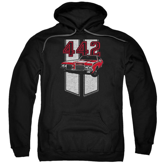 Oldsmobile 442 Mens Hoodie Black