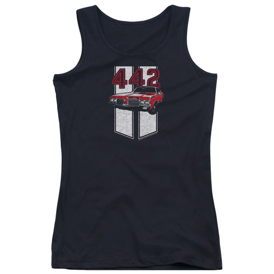 Oldsmobile 442 Womens Tank Top Shirt Black