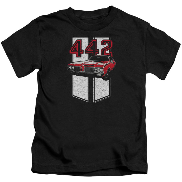 Oldsmobile 442 Juvenile Kids Youth T Shirt Black