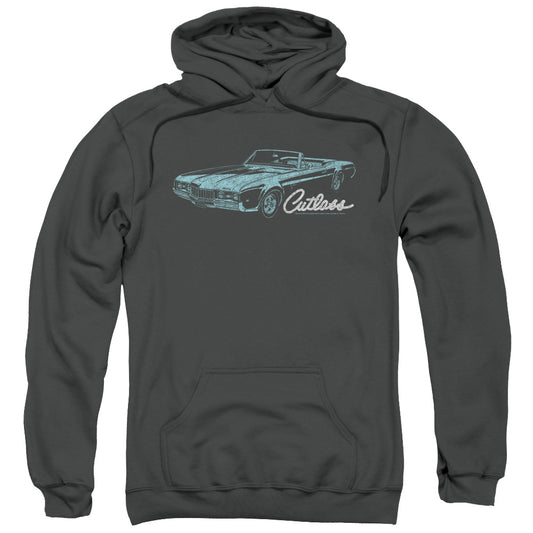 Oldsmobile 68 Cutlass Mens Hoodie Charcoal