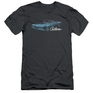 Oldsmobile 68 Cutlass Slim Fit Mens T Shirt Charcoal