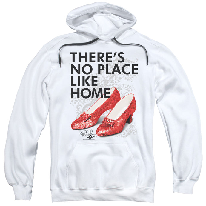Wizard Of Oz No Place Like Home Mens Hoodie White
