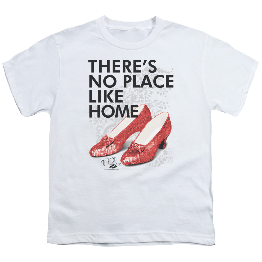 Wizard Of Oz No Place Like Home Kids Youth T Shirt White