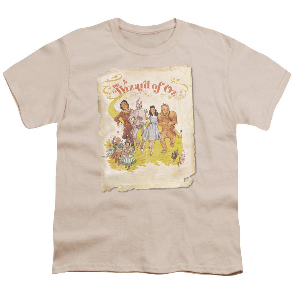 Wizard Of Oz Poster Kids Youth T Shirt Cream